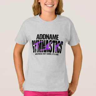 T-shirt Gymnastique NOM Équipe acrobatique Gymnaste à ress