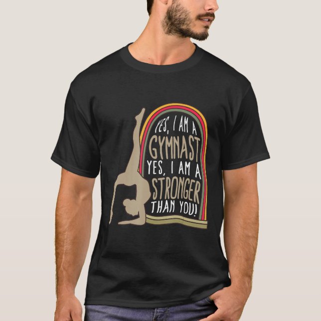 T-shirt Gymnastique plus forte que vous Femmes Fitness Gym (Devant)