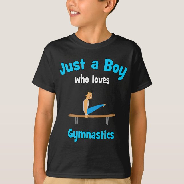 T-shirt Gymnastique pour garçons Gymnastique (Devant)
