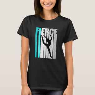 T-shirt Gymnastique rythmique Turquoise Fierce Teammate