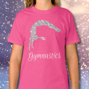 T-shirt Gymnastique Silver Shimmer