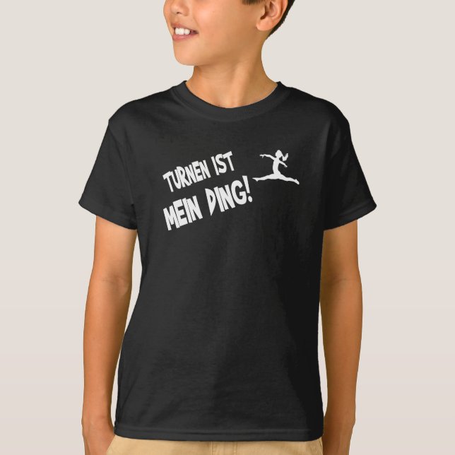 T-shirt Gymnastique sportive Gymnastique et design (Devant)