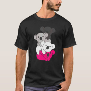 T-shirt Gynephilia Drapeau Fierté Lgbtq Koalas Gynephilia