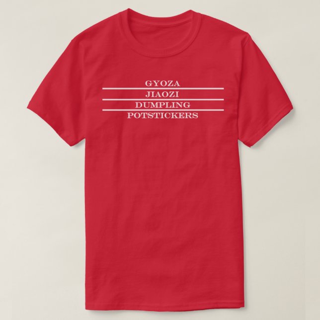 T-shirt gyoza jiaozi dépotoir (Design devant)