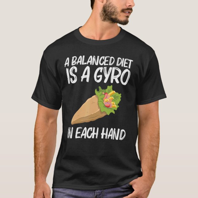 T-shirt Gyros Pour Hommes Femmes Gyro Viande Pita Doner Ke (Devant)