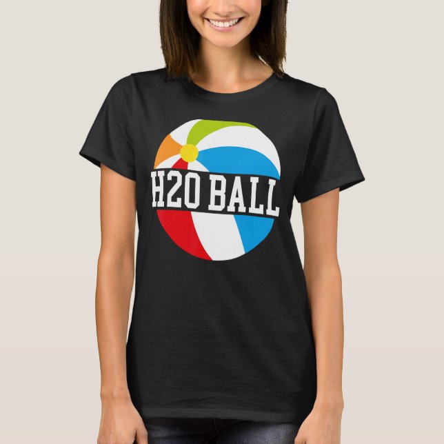 T-shirt H2O Ball Pool Party Sphère gonflable Boule d'eau L (Devant)