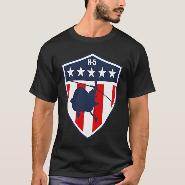 T-shirt H 5 Hélicoptère 1 (Devant)