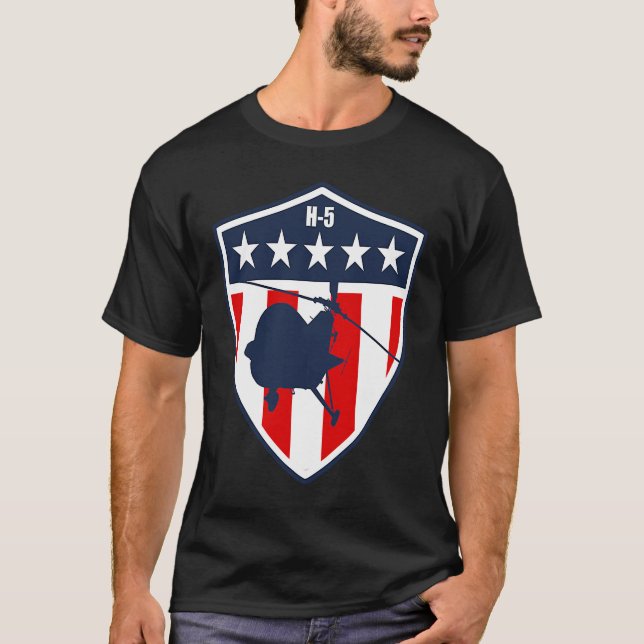 T-shirt H 5 Hélicoptère 1 (Devant)
