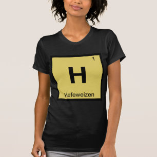 T-shirt H - Chimie de la bière Hefeweizen Tableau périodiq