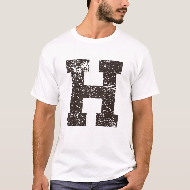 T-shirt H latter (Devant)