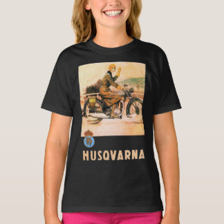 T-shirt ha > husqvarna > moto vintage rap drôle