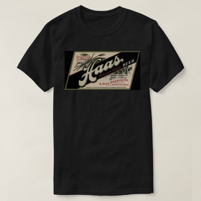 T-shirt Haas Beer T (Design devant)