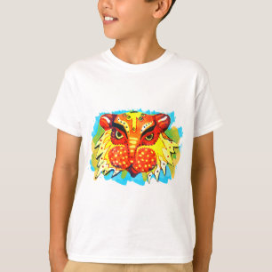 T-shirt Habillement bengali de lion de nouvelle année