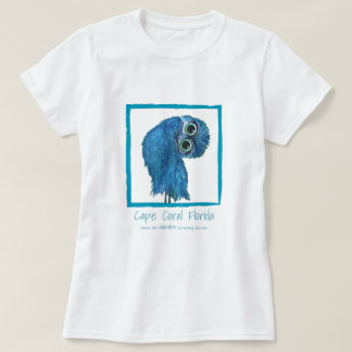 T-shirt Habillement creusant de corail de hibou de cap