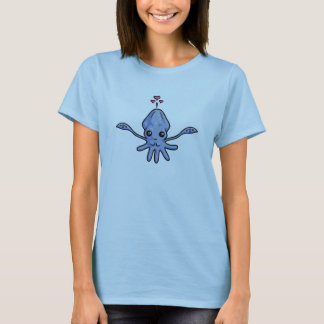 T-shirt Habillement d'amour de calmar