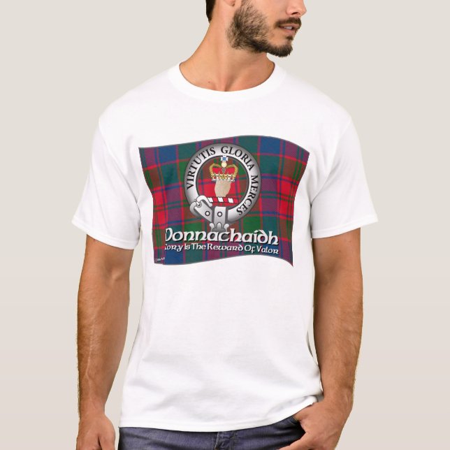T-shirt Habillement de clan de Donnachaidh (Devant)