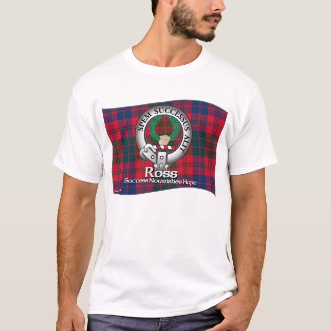 T-shirt Habillement de clan de Ross (Devant)