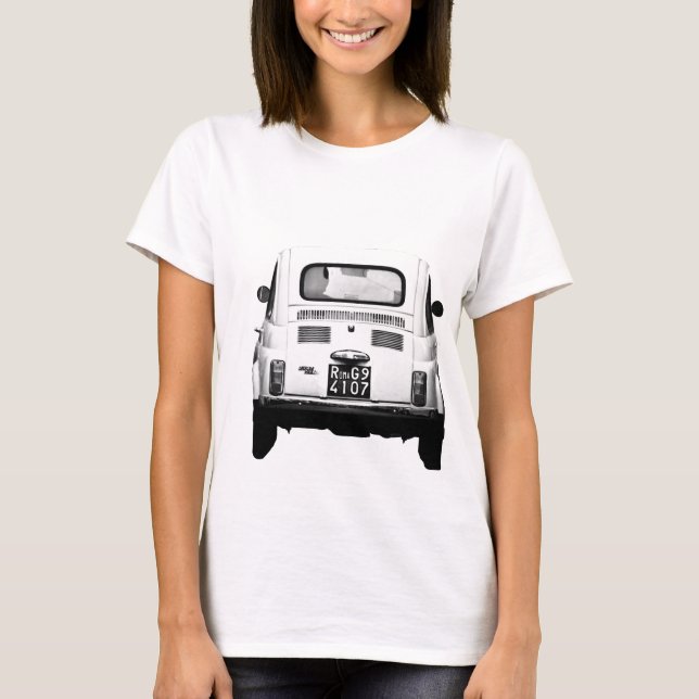 T-shirt Habillement de cru de Fiat 500 (Devant)