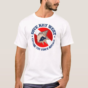 T-shirt Habillement de Key West de piqué (rd)