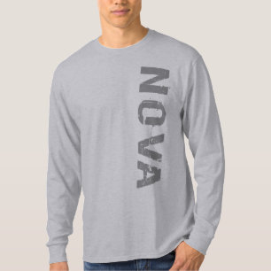 T-shirt Habillement de logo de Vert de nova