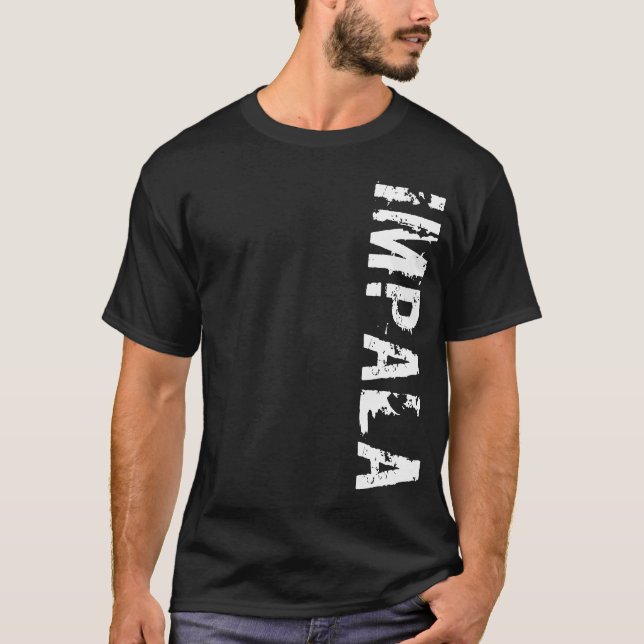 T-shirt Habillement de logo de Vert d'impala (Devant)