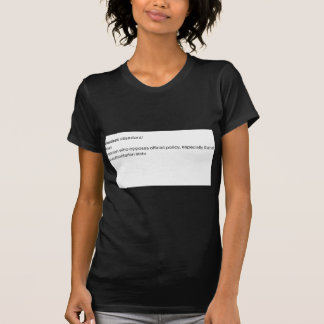 T-shirt habillement dissident de logo