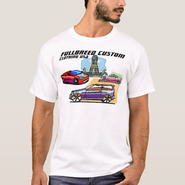 T-shirt Habillement fait sur commande Etats-Unis 312 de (Devant)