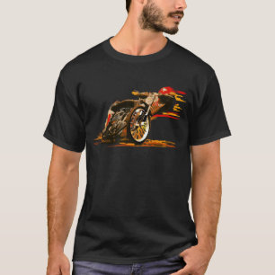 T-shirt Habillement impressionnant de moto de speed-way