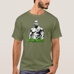 T-shirt Habillement végétalien de muscle