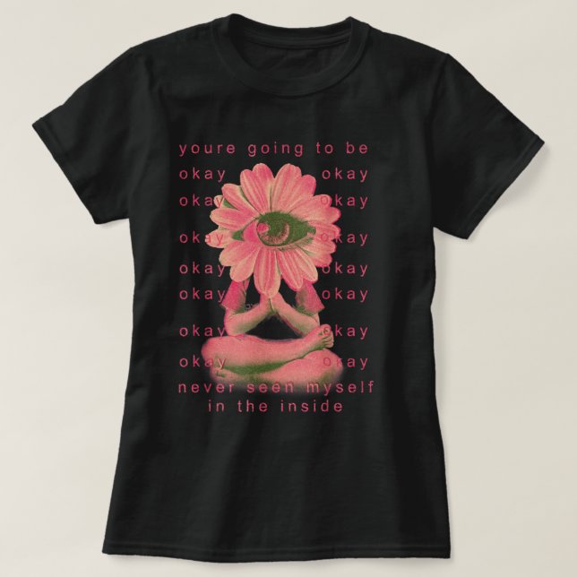 T-shirt habit esthétique bizarre alt indie dreamcore  (Design devant)