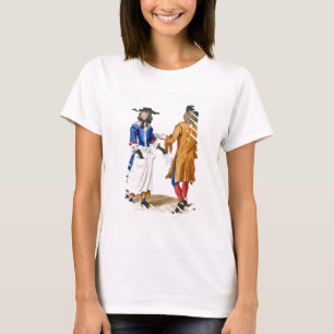 T-shirt Habits of Ballad Singers, c.1675 (coloured engravi