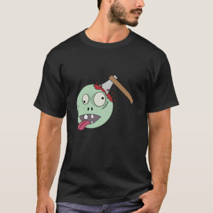 T-shirt Hache dans le zombi principal