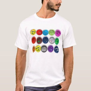 T-shirt hache d'arts martiaux de capoeira de chemise