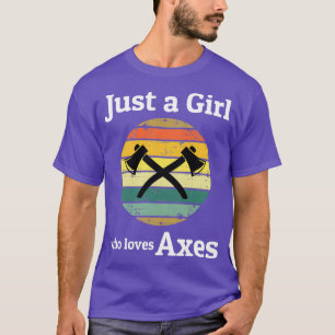 T-shirt Hachette à talon vintage Retro Ax Jetant Fille Jet