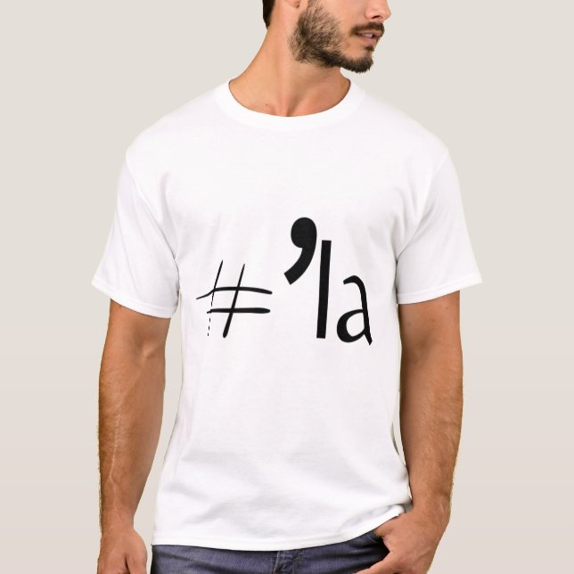 T-shirt hachtag kamala (Devant)