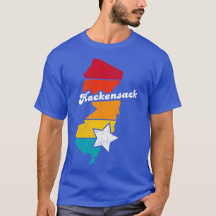 T-shirt Hackensack New Jersey Vintage Souvenir désorganisé
