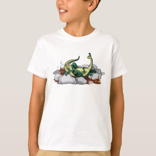 T-shirt Hadrosaurus Se Détendre Dans Un Jacuzzi.