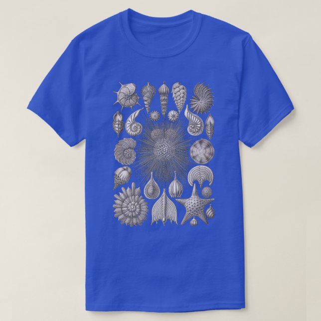 T-shirt Haeckel Radiolariums etc (Design devant)