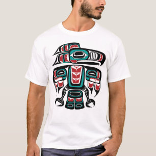 T-shirt Haida Tlingit Native Raven