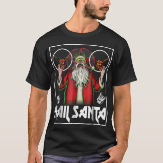 T-shirt Hail Père Noël Sleigher Heaved Metal Noël laid