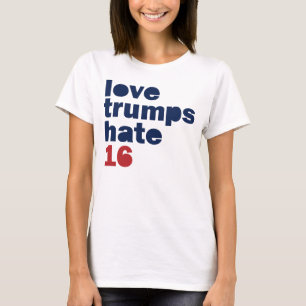 T-shirt Haine d'atouts d'amour - chemise 2016 de Hillary