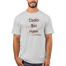 T-shirt "haineux du base-ball des hommes de boule