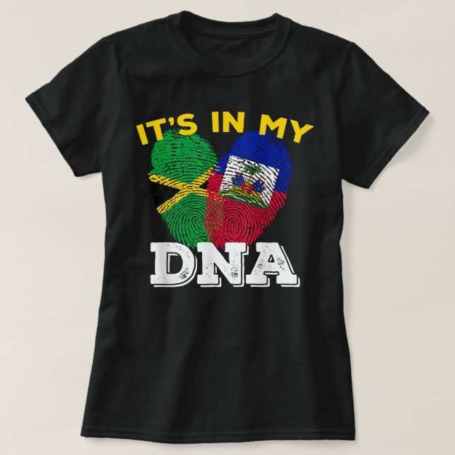 T-shirt Haïti Amérique haïtienne Jamaïque Caraïbes (Design devant)