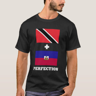 T-shirt Haïti Drapeau Trinidad Et Tobago Perfection