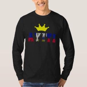 T-shirt Haïti Jour du Drapeau Fier Pays Aimer Ayiti Cr