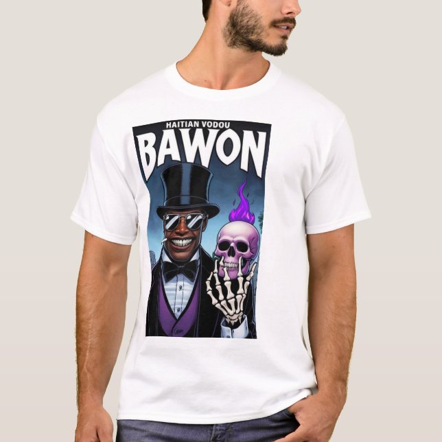 T-shirt Haïti Loa Baron Samedi (Devant)