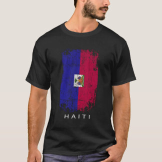 T-shirt Haïti Pays Drapeau Haïti
