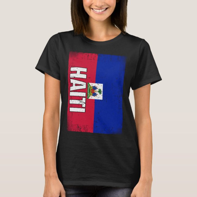 T-shirt Haitian Flag Haiti  2 (Devant)