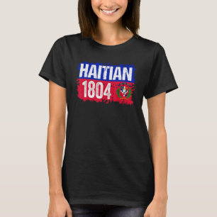 T-shirt Haïtien Haïti Patriotisme Racines Patrimoine Femme