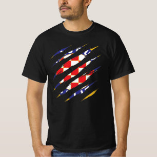T-shirt Hajduk Split Hrvatska Torcida Football Croate